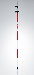 Leica GLS112 12 ft (3.6m) Telescopic Red/White Prism Pole